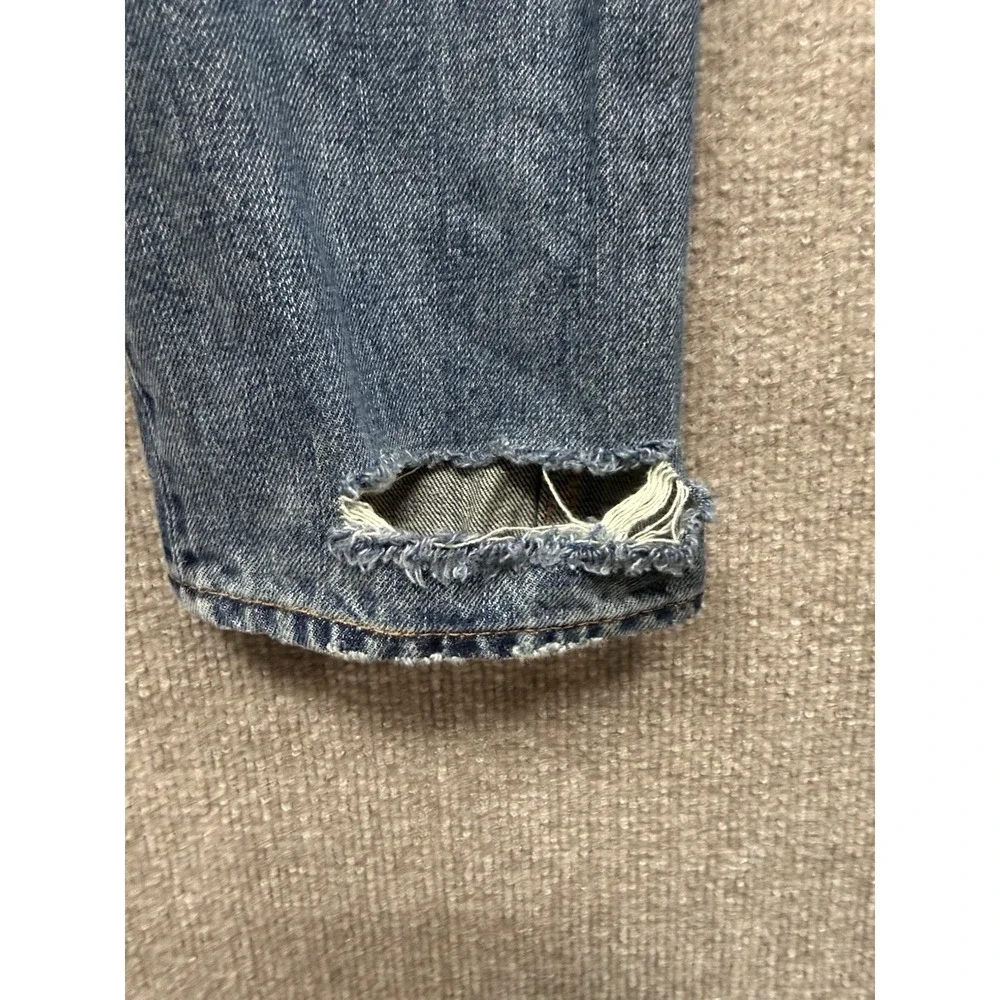 Denim & Supply Ralph Lauren Jeans 31x32 USA Flag Eagle Distressed Slim Vintage - Picture 13 of 16